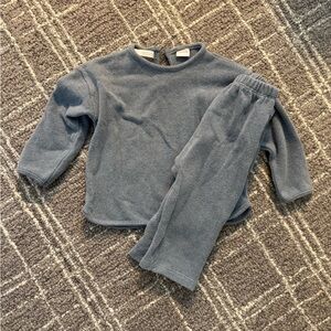 Zara Kids Soft Touch Blue Sweater and Pants Set